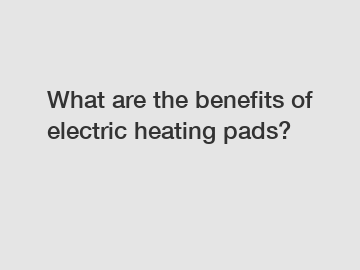 What are the benefits of electric heating pads?